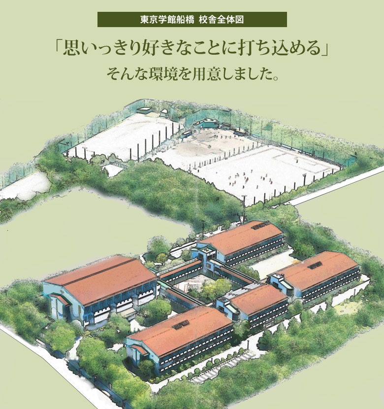 「思いっきり好きなことに打ち込める」そんな環境を用意しました。